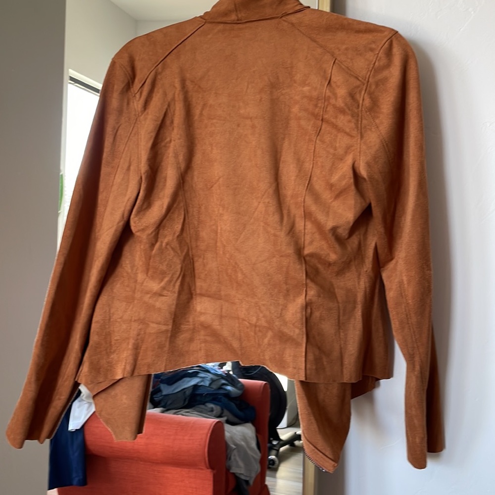 Rust suede lightweight jacket - Picture 4 of 4